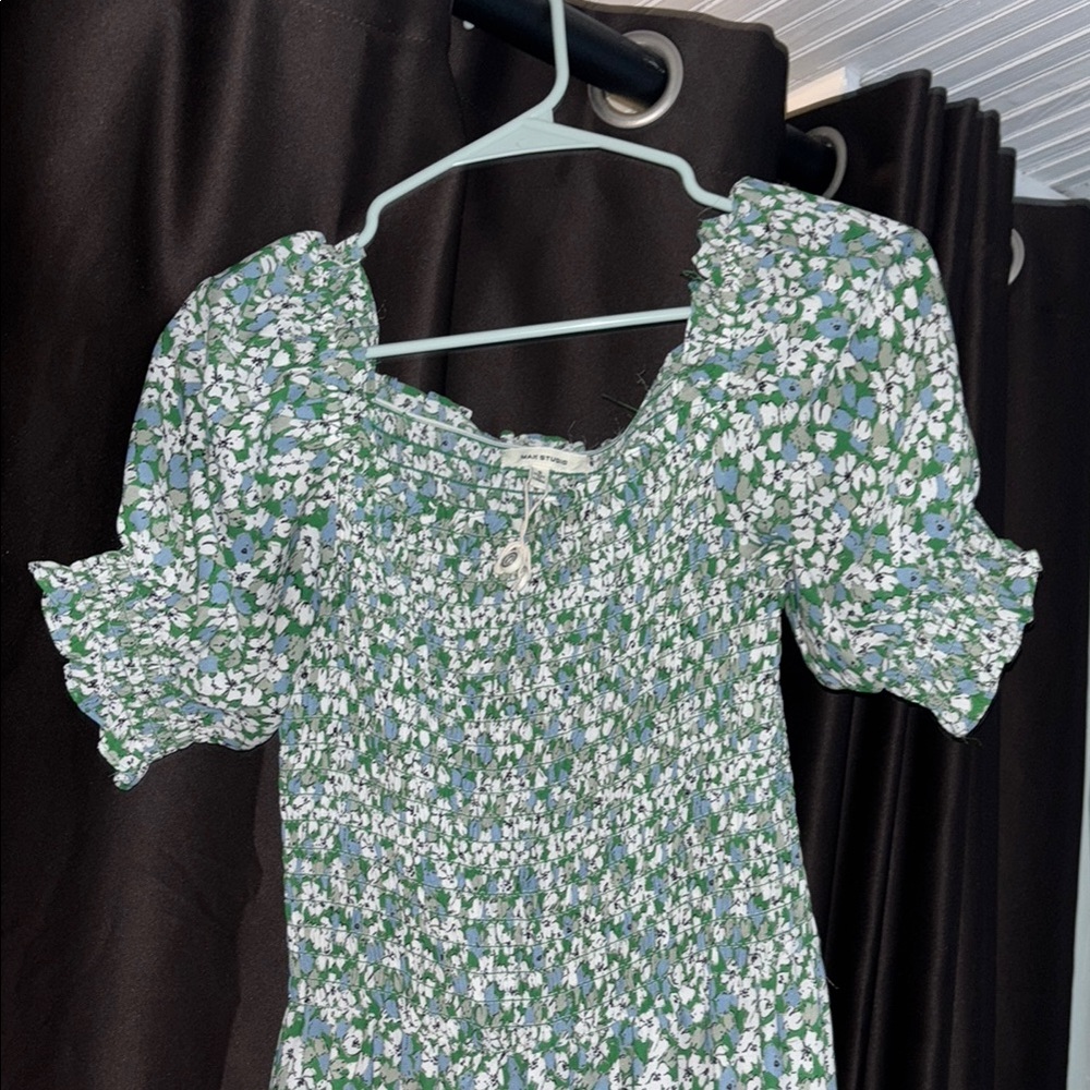 Floral Puff Sleeve Dress